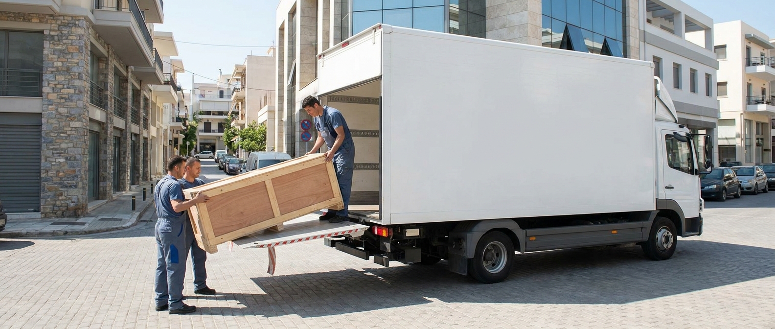Εξειδικευμένη μεταφορά έργων τέχνης με φορτηγό